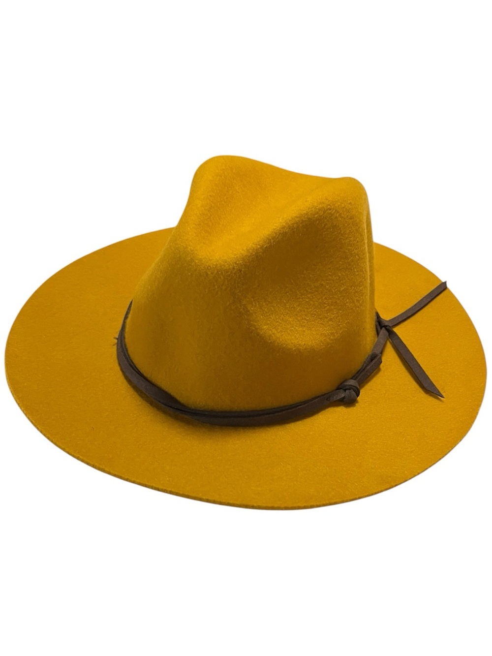 Target Fedora Hat 100% Wool Mustard Yellow
